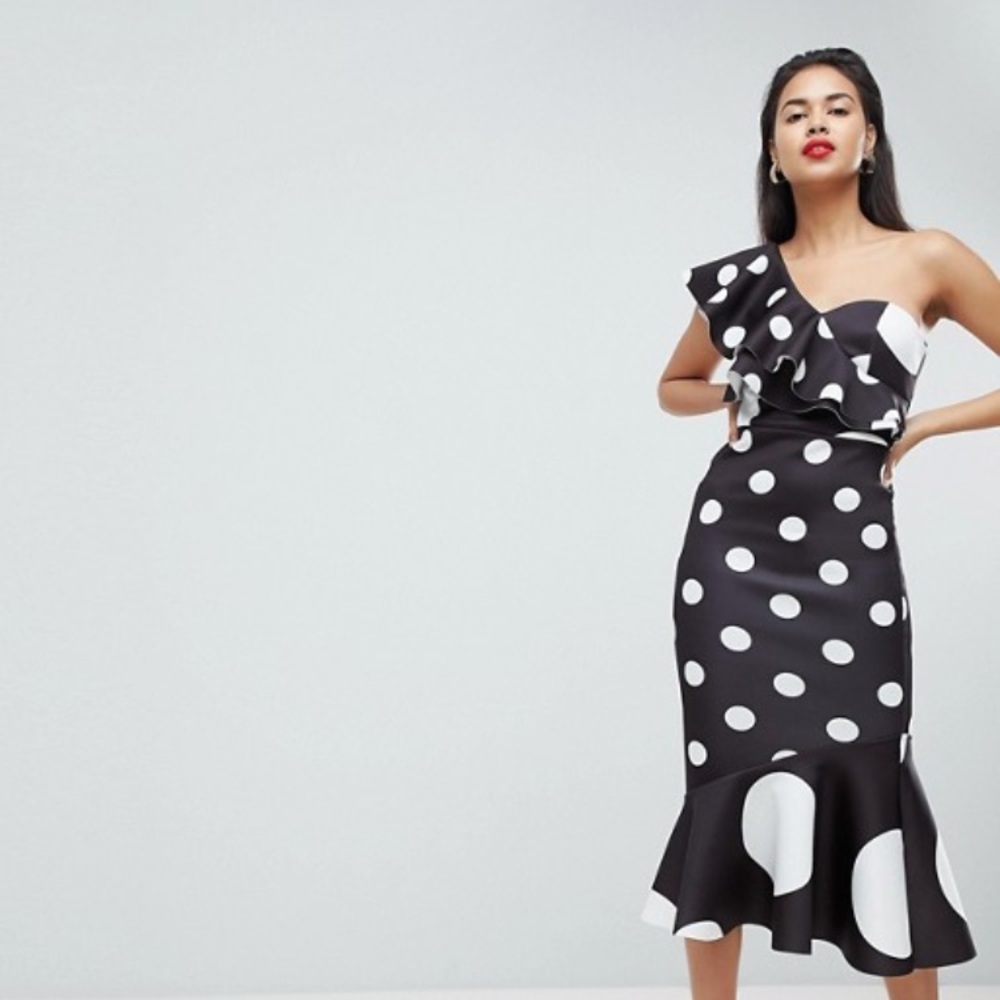 Asos polka dot dress... wore once for a few hours